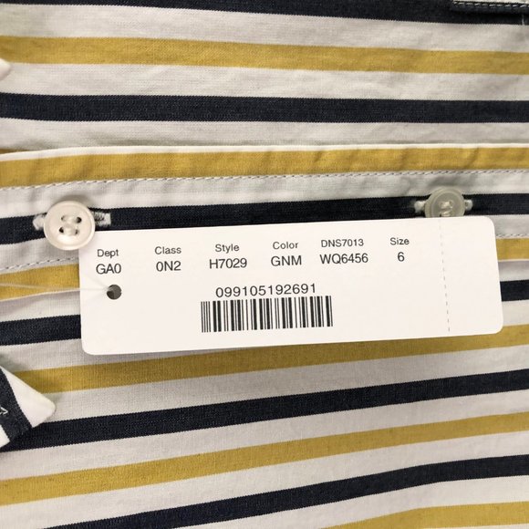 NWT J.Crew Stripe Button Up Classic Fit Boy Shirt - Picture 12 of 16